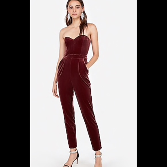 Express Other - Express velvet jumpsuit, 16